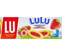 LU Barquettes Fraise le Paquet 120 g - Lot de 5