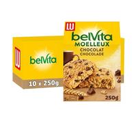 Lu BelVita - Moelleux Pépites de Chocolat et Céréales - 10x250g