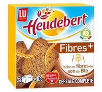 LU - Biscotte Fibre Plus, Heudebert, 280G - Lot De 4