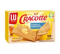 LU - Biscottes Céréales Complètes Cracotte | Savoureux et croquant | Idéal pour le petit déjeuner | La boîte de 250 g | LOT DE 4