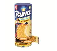 LU - Biscuits fourrés au chocolat blanc au blé complet Prince | Onctueux et savoureux | Idéal pour le goûter | Le paquet de 300 g | LOT DE 4