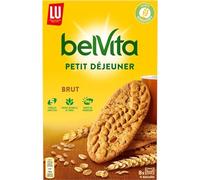 LU - Biscuits petit déjeuner brut Original Belvita | Savoureux et croquants | Idéals pour un petit déjeuner gourmand | La boîte de 6 sachets - 400 g | LOT DE 4
