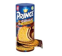 LU - Biscuits Prince au Blé Complet, Généreux Fourrage Chocolat Fondant, Plaisir Croquant (300g) - Le Lot De 4
