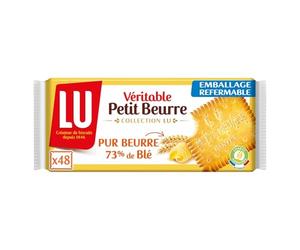 LU - Biscuits Véritable Petit Beurre, Paquet de 400 g - Lot De 4