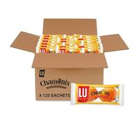 LU - Chamonix - Gâteau Moelleux Fourré à la Gelée d'Orange - Lot de Gâteaux Individuels - Idéal pour le Goûter ou une Pause Gourmande - Pack de 120 Sachets de 25 g