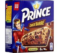 Lu Choco'barre aux 3 céréales - La boîte de 6, 125g