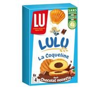 LU - Délices Fondants Chocolat Noisette, Gâteaux Moelleux et Gourmands (Boîte 6x165g) - Le Lot De 4