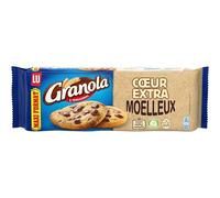 LU GRANOLA - 1 Paquet de Cookies Granola Cœur Moelleux aux Gros Eclats de Chocolat - Format Familial - Pratique pour le Goûter - 276g
