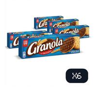 LU - Granola Chocolat - 200g Pack 6 - Biscuits Croquants aux Pépites de Chocolat - Format Économique Familial - 6 boîtes de 200g