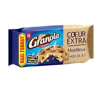 LU - Granola Cookies Coeur Extra Moelleux au Chocolat, Biscuits Gourmands, 312g - Lot De 3