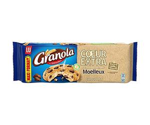 LU GRANOLA - Granola Cookies Coeur Extra Moelleux Chocolat 312G - le Lot De 3