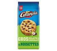 LU GRANOLA - Granola Extra Cookies Chocolat Et Noisettes 184G - le Lot De 4