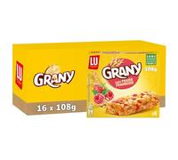 Lu Grany - Barres Céréales Fraise et Framboise - 16x108g