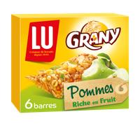 LU Grany Barres de céréales aux pommes - 208 g