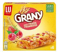 LU Grany Barres de céréales Fraises et Framboises 108g