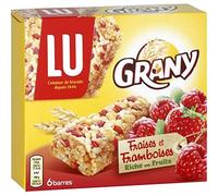 LU Grany Fraises et Framboises Riche en Fruits 108g (lot de 6)
