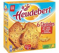 LU Heudebert 6 Céréales Blé Orge Riz Seigle Avoine & Sarrasin 300g (lot de 6)