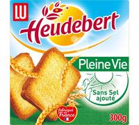 LU Heudebert Pleine Vie Biscottes sans sel ajouté – Lot de 3 (3 x 300 g)
