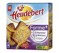 LU Heudebert Forme + 5 Vitamines & 4 Minéraux Céréale Complète 280g (lot de 6)