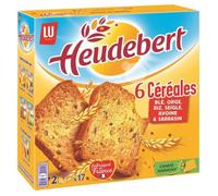 LU HEUDEBERT - Heudebert Biscotte Céréales 300G - Lot De 4