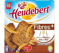 LU HEUDEBERT - Heudebert Biscotte Fibre Plus 280G - Lot De 4