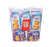 LU Kids Mix: Lulu Oursons choco & Prince Pocket chocolat - 33 pièces - mélange de biscuits - biscuits au chocolat - biscuits pour enfants - 1130g