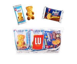 LU Kids Mix: Lulu Oursons choco & Prince Pocket duo chocolat - 15 pièces - mélange de biscuits - biscuits au chocolat - biscuits pour enfants - 500g