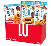 Lu -La Boîte Chocolatée Lulu Assortiment Biscuits Moelleux - 1,41kg