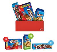 LU La Boîte Plaisir - Assortiment de Goûters - 100 Biscuits - Granola de LU Cookies et Sablés - 1,73kg