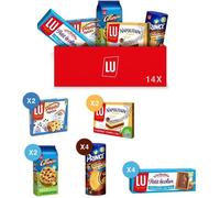 LU La Boîte Plaisir - Assortiment de Goûters - 160 Biscuits - Pepito, Napolitain, Granola, Petit Ecolier, Prince - 3,89kg