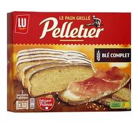 LU Le Pain Grillé Pelletier Blé Complet 500g (lot de 6)