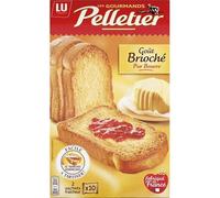 LU Les Gourmands Pelletier Goût Brioché Pur Beurre 260g (lot de 6)