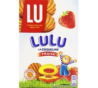 LU Lulu Coqueline Fraise 6 x 4 gâteaux -165 g - Lot de 8