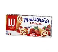 LU Mini Roulés L’Original aux Fraises 150g (lot de 6)
