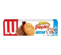 LU Pepito - Biscuits Gourmands nappés Chocolat au Lait, Texture Fondante et Croquante (Boîte 192g) - Le Lot De 4