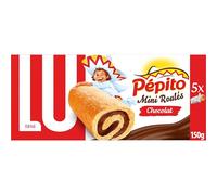 Lu Pépito - Mini Roulés - Gâteaux Moelleux au Chocolat - 150g