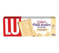LU PETIT ECOLIER - 1 Paquet de Biscuits Petit Ecolier au Chocolat Blanc - Biscuits au Chocolat - Idéal pour le Goûter - 150g