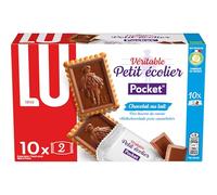 Lu Petit Écolier - Biscuits au Chocolat au Lait - Format Pocket - 250g
