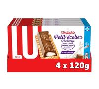 LU - Petit Ecolier Tendre Coeur au Lait 120g - Lot de 4