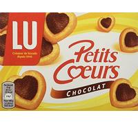 LU Petits Coeurs au Chocolat 125 g - Lot de 8