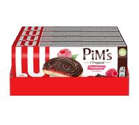 Lu Pim's - Génoise Moelleuse Framboise Nappée Chocolat Noir - 4x150g