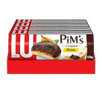 Lu Pim's - Génoise Moelleuse Poire Nappée Chocolat Noir - 4x150g