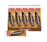 LU Plumetis Parfum Chocolat - Gaufrette Fourrée au Chocolat au Lait - Idéal pour le Goûter - Pack de 80 Sachets (23,4 g)