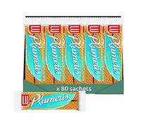 LU Plumetis Parfum Vanille - Gaufrette Fourrée à la Vanille - Idéal pour le Goûter - Pack de 80 Sachets (23,4 g)