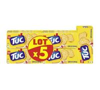 LU Tuc L'original Crackers Biscuits apéritifs Salé 5x100g