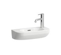 Lua lave-mains avec 1 trou pour la robinetterie à gauche 500x230x120mm blanc - LAUFEN H8150820001051