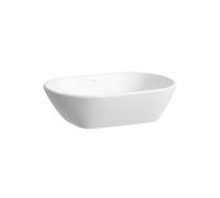 Lua vasque à poser ovale non percé 500x350x135 mm blanc avec lcc - LAUFEN H8120834001091