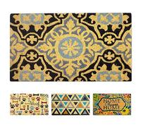LUA VIKA Paillasson Exterieur Entree - Imprimé - 40x70 cm - Tapis Entree Exterieur Antidérapant - Tapis Coco Interieur - Paillasson Coco Original