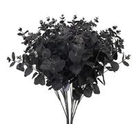 Luabue 2 Pièces Branches D'eucalyptus Artificielle Noires Faux Feuilles Eucalyptus Seches Naturel Eucalyptus Branches pour Décoration de Vase de Mariage