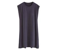 Luadnysin Chemise De Nuit Femme Coton Nuisette Robe Grande Taille Robes Grandes Tailles pour Femmes Rondes Été Légère Liquette Chambre Tenue Interieur Chic Bas Pyjama Vêtements Courte Kimono #